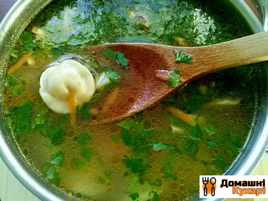 Бабушкін суп з пельменями - фото крок 8