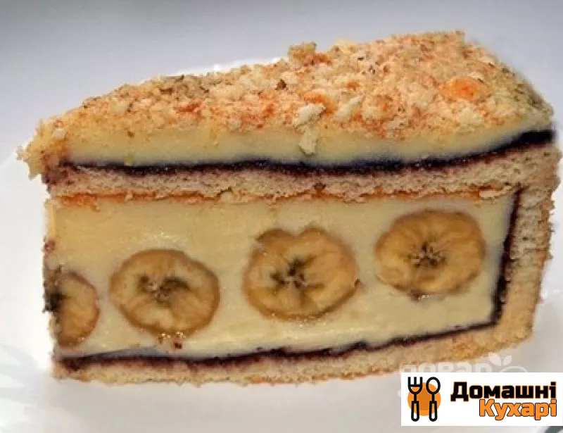 Банановий торт з готових коржів - фото крок 9