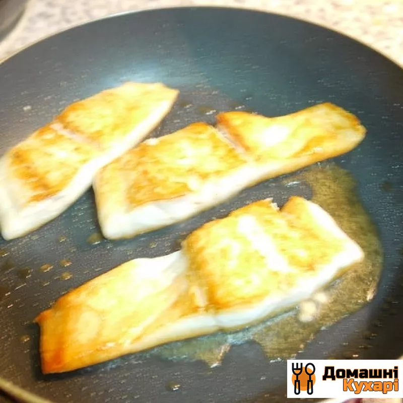 Біла риба в вершковому соусі з анчоусами - фото крок 7