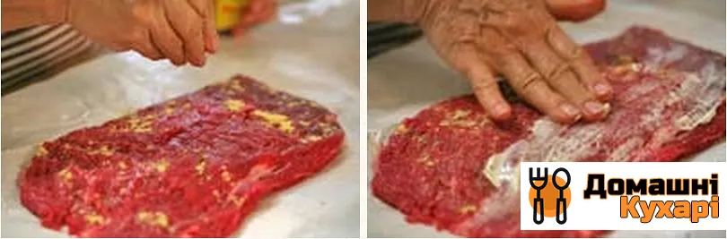 Біфштекс з яловичини на сковороді - фото крок 3