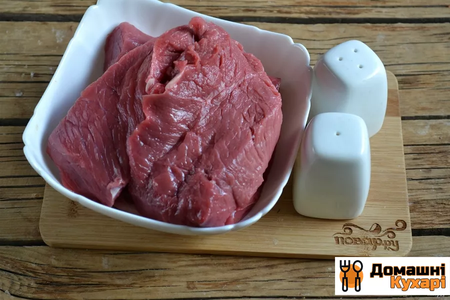 Біфштекс з яловичини на сковорідці - фото крок 1