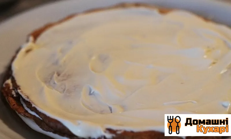 Млинцевий торт з кремом із згущеного молока - фото крок 5