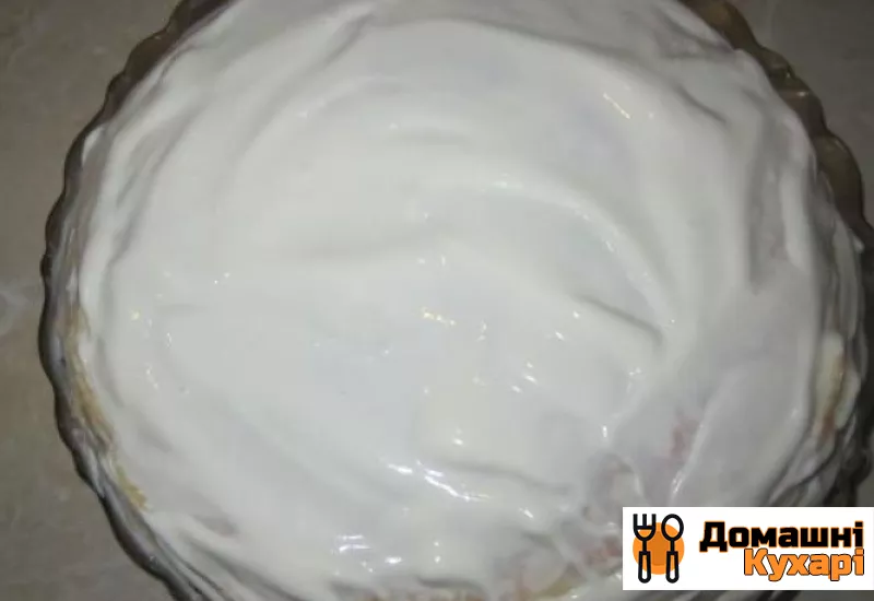 Млинцевий торт зі сметанним кремом - фото крок 5