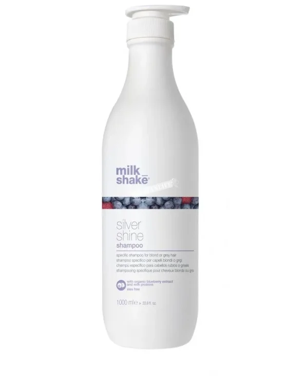 milk_shake silver shine Спеціальний шампунь для світлого або сивого волосся, 1000мл