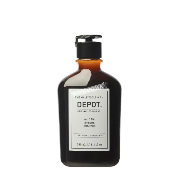 Depot 104 Спеціальний шампунь для сивого, світлого або знебарвленого волосся, 250мл