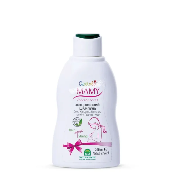 Natura House Mamy Cucciolo зміцнюючий шампунь для вагітних, 200мл