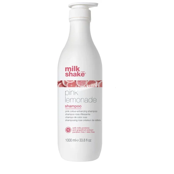 milk_shake pink lemonade Шампунь для світлого волосся, що надає рожевий відтінок, 1000мл