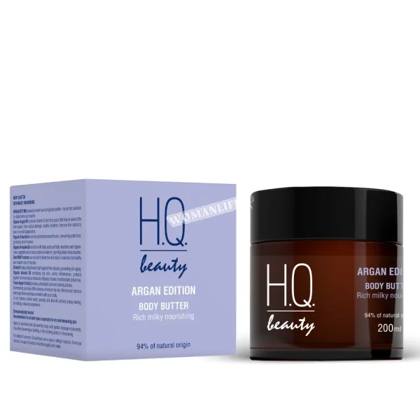 H.Q.Beauty АРГАН ЕДІШН Масло для інтенсивного живлення шкіри тіла з молочним протеїном, 200мл