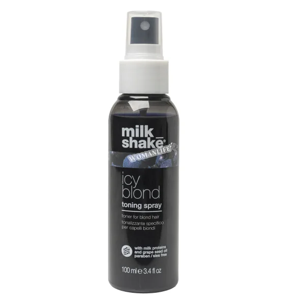 milk_shake icy blond Спрей тонуючий для світлих і платинових блондинок, 100мл