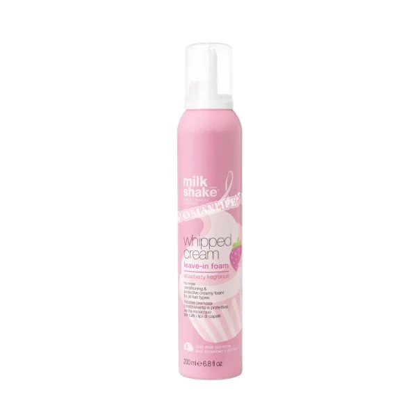 milk_shake make my day go pink молочна пінка для зволоження волосся з полуничним роматом, 200мл