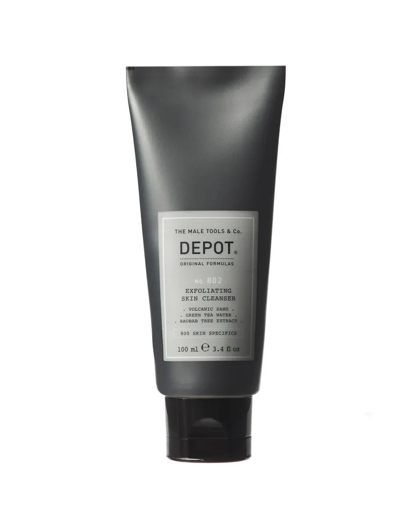 Depot 802 очищуючий скраб для обличчя і шиї