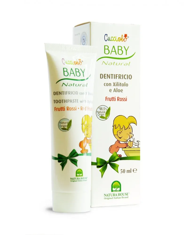 Natura House Baby Cucciolo Зубна паста "Червоні ягоди", 50мл