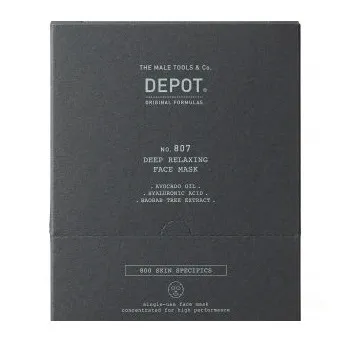 Depot 807 Заспокійлива, зволожуюча і живильна маска, №12*13мл