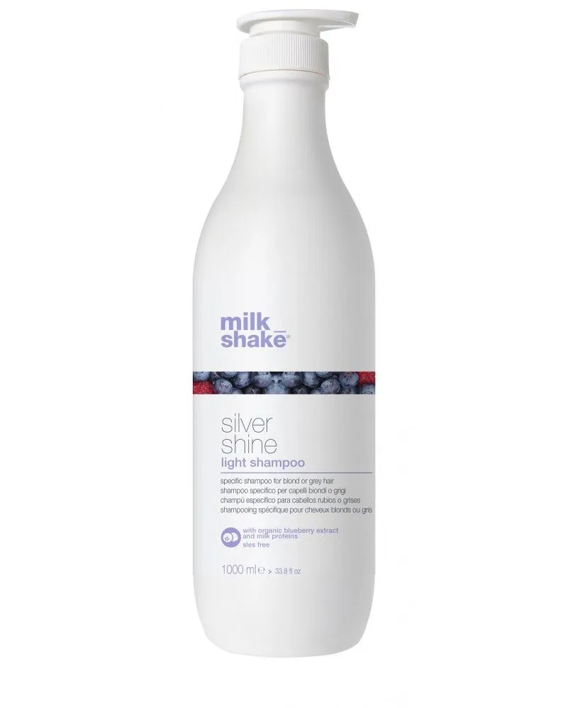 milk_shake silver shine light shampoo Спеціальний шампунь для світлих або сивого волосся, 1000мл