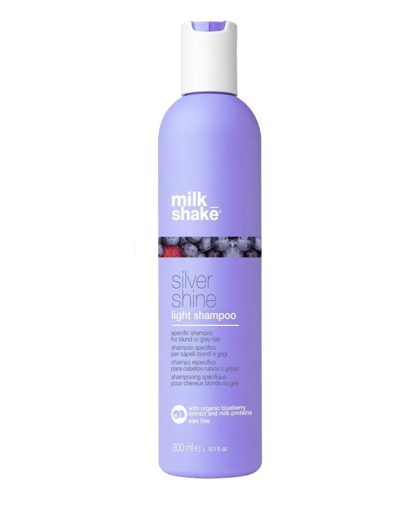 milk_shake silver shine light shampoo Спеціальний шампунь для світлого або сивого волосся, 300мл