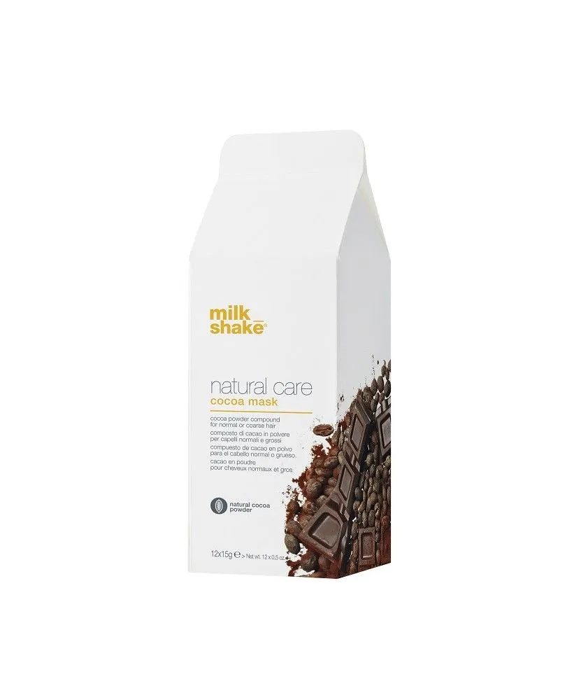milk_shake natural care cacao mask Какао-порошок для сухого і жорсткого волосся, 10г *№12