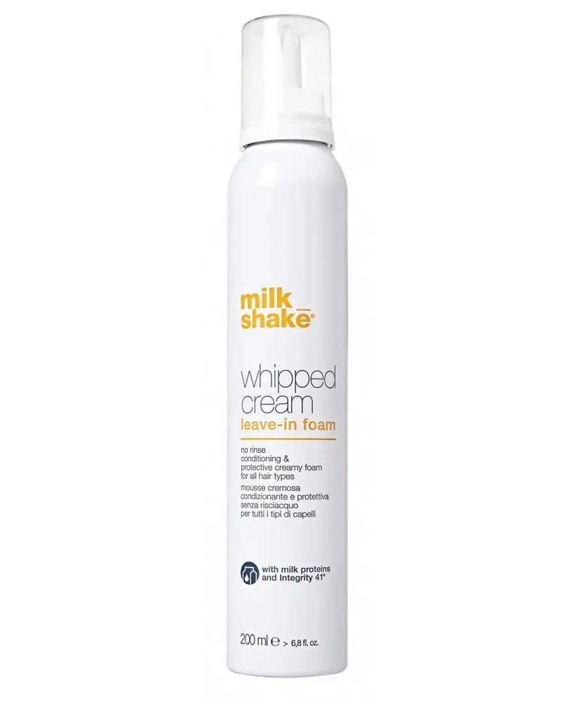 milk_shake leave-in treatments whipped cream Незмивна кондиціонуюча крем-піна для всіх типів волосся, 200мл