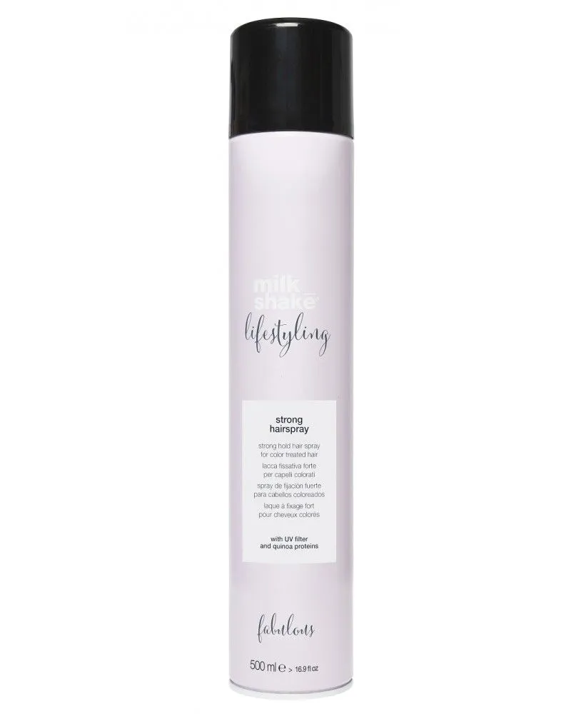 milk_shake lifestyling strong hairspray Лак сильної фіксації для фарбованого волосся, 500мл