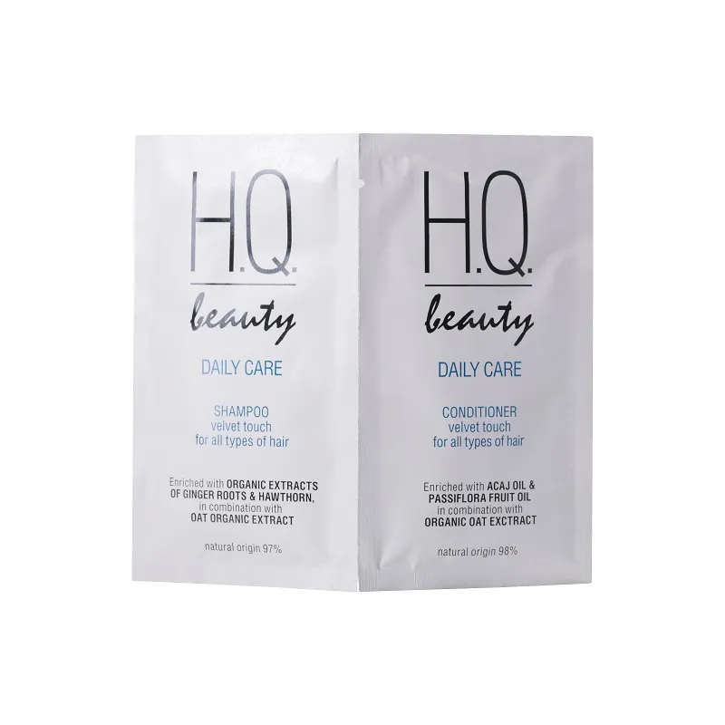 H.Q.Beauty Дейлі Шампунь+Кодиціонер для щоденного догляду для всіх типів волосся, 10мл+10мл