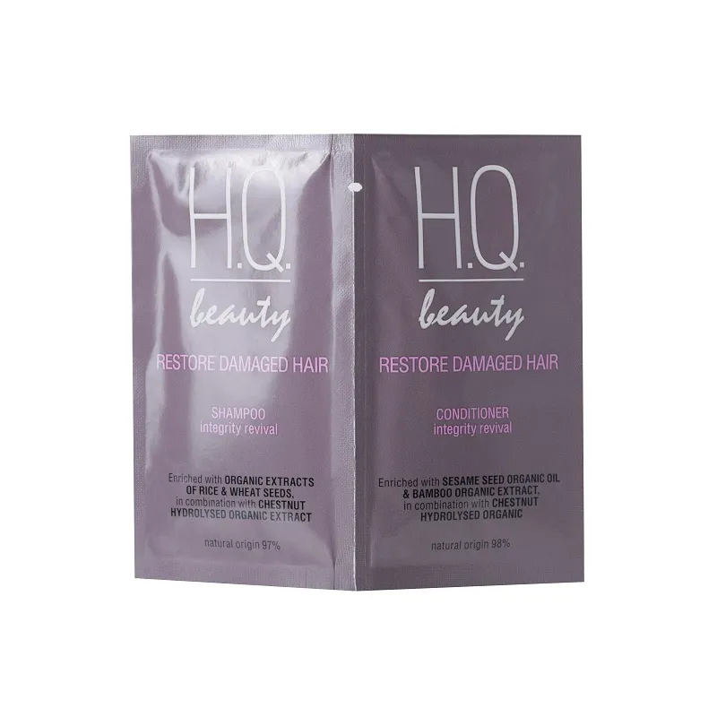 H.Q.Beauty Рестор Шампунь+Кондиціонер для пошкодженого волосся, 10мл+10мл
