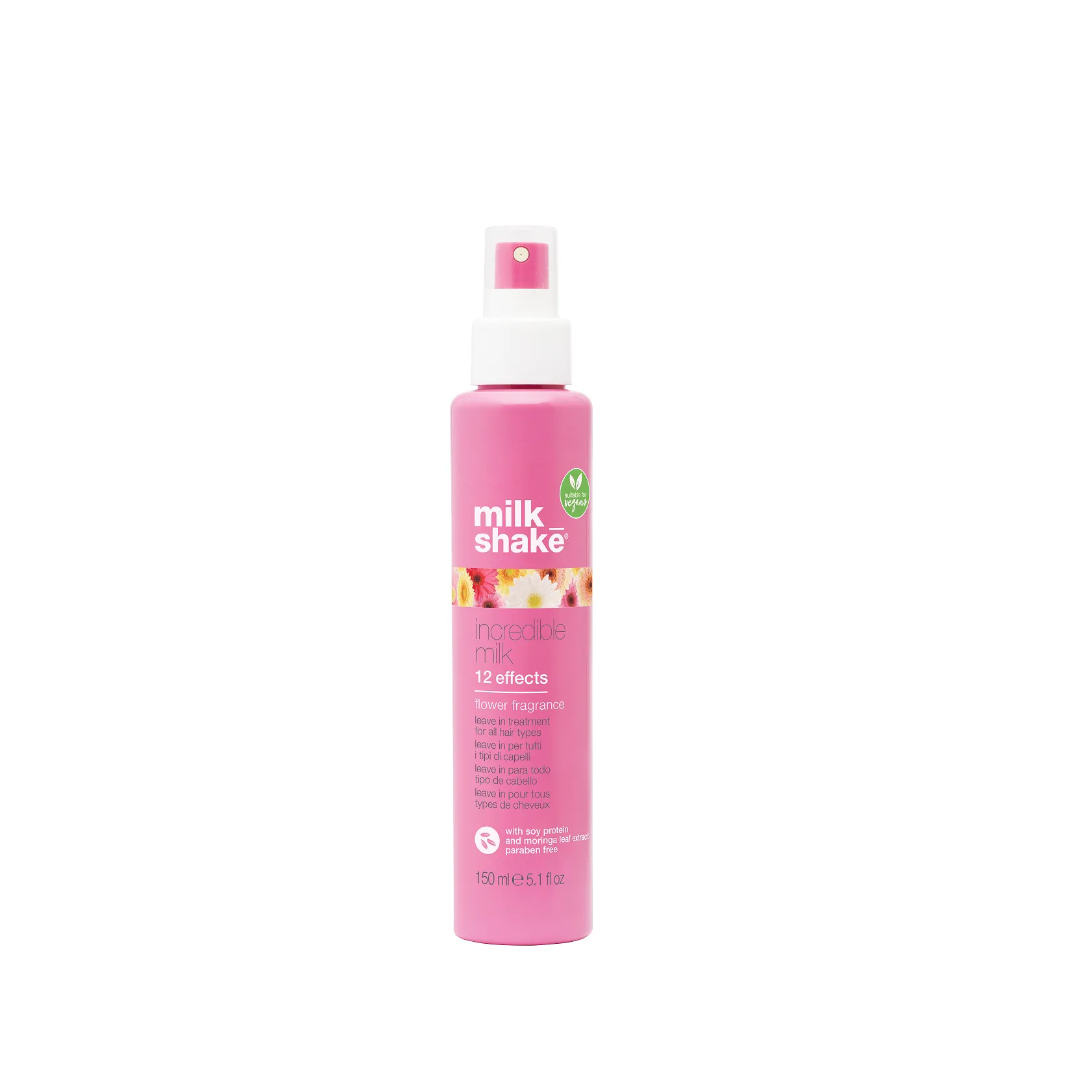milk_shake flower power incredible milk Незмивний засіб 12 ефектів для всіх типів волосся, 150мл