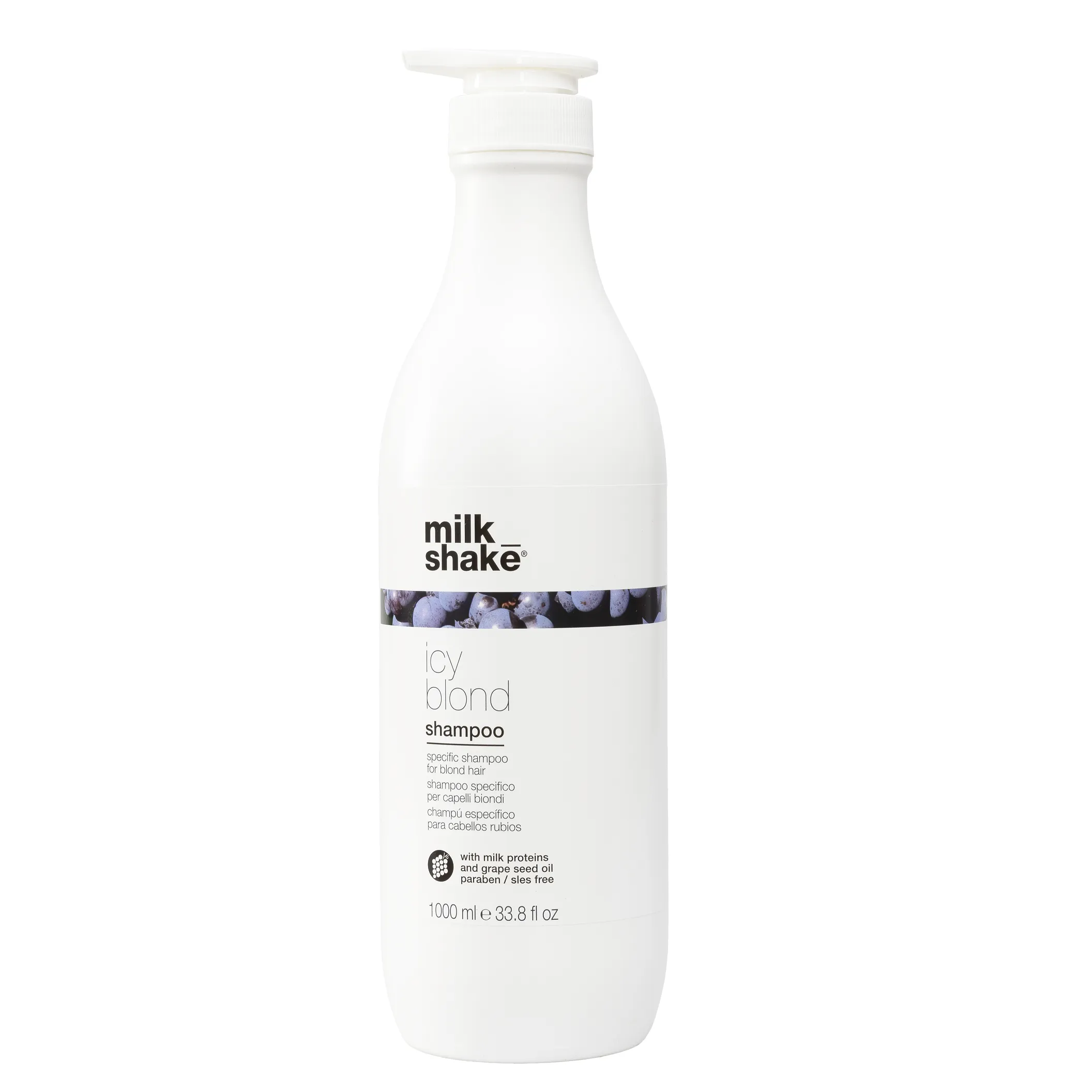 milk_shake icy blond Шампунь для світлих та платинових блондинок, 1000мл