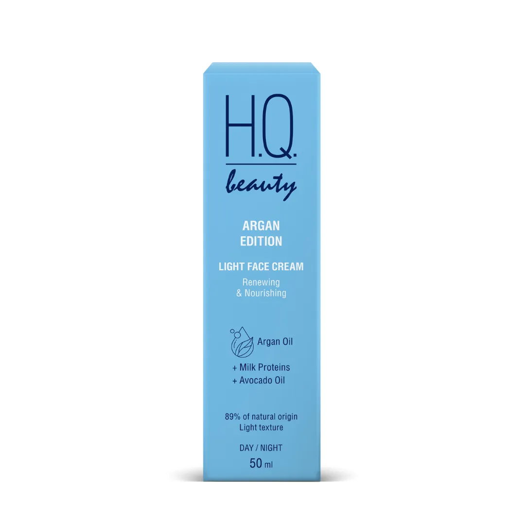 H.Q.Beauty АРГАН ЕДІШН Крем для обличчя відновлення та живлення, 50мл
