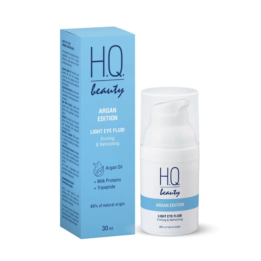 H.Q.Beauty АРГАН ЕДІШН Флюїд під очі для пружності та свіжості шкіри, 30мл
