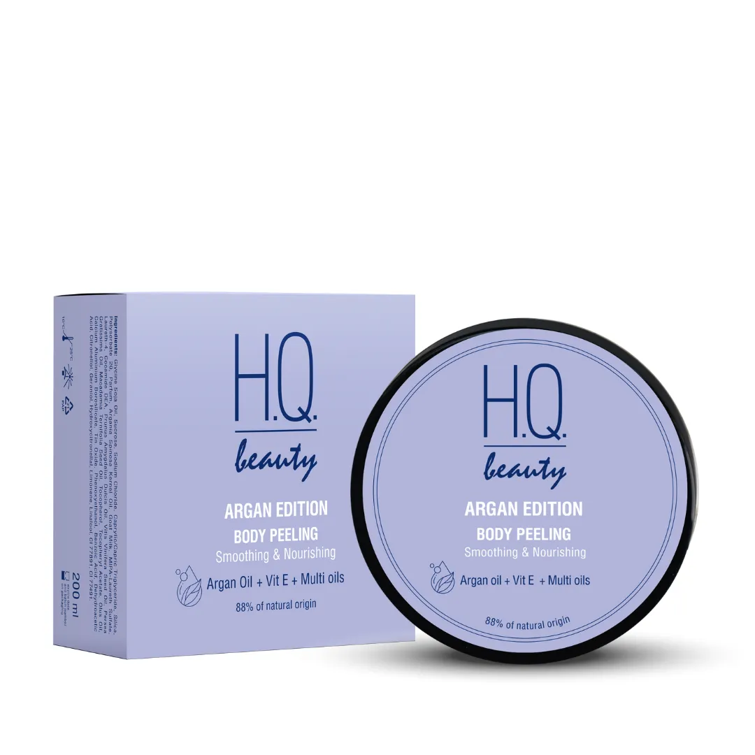 H.Q.Beauty АРГАН ЕДІШН Пілінг для тіла - розгладження та живлення шкіри, 200мл