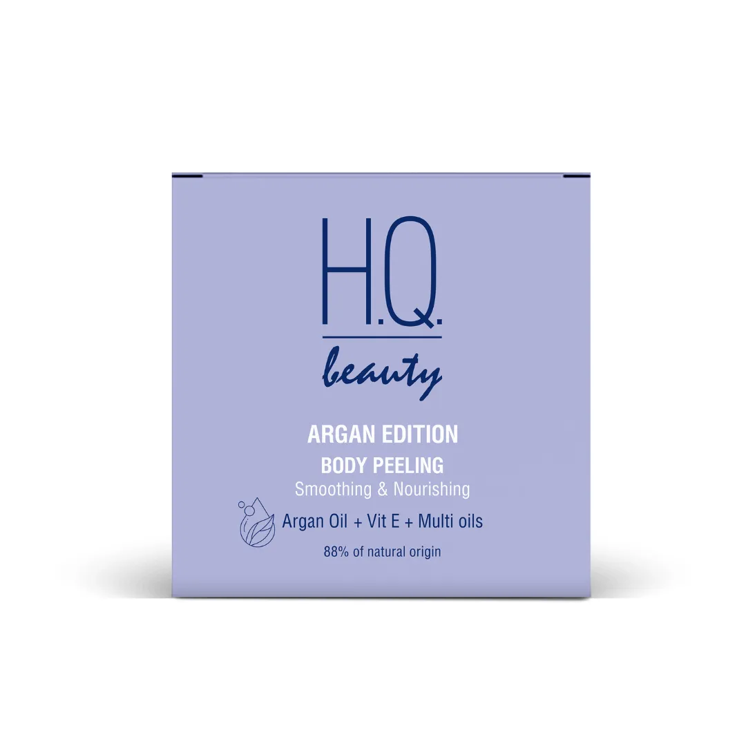 H.Q.Beauty АРГАН ЕДІШН Пілінг для тіла - розгладження та живлення шкіри, 200мл
