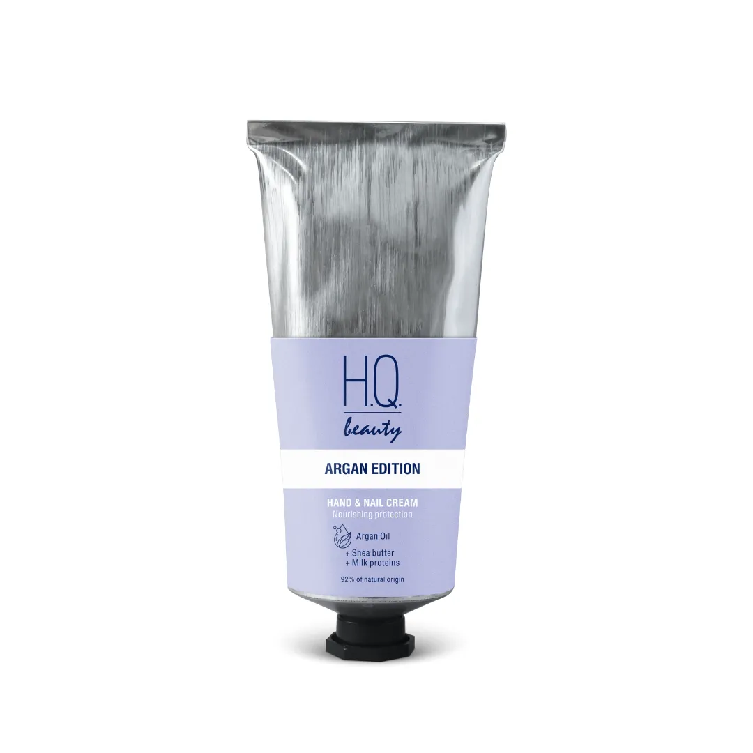 H.Q.Beauty АРГАН ЕДІШН Крем для живлення та захисту шкіри рук та нігтів, 70мл