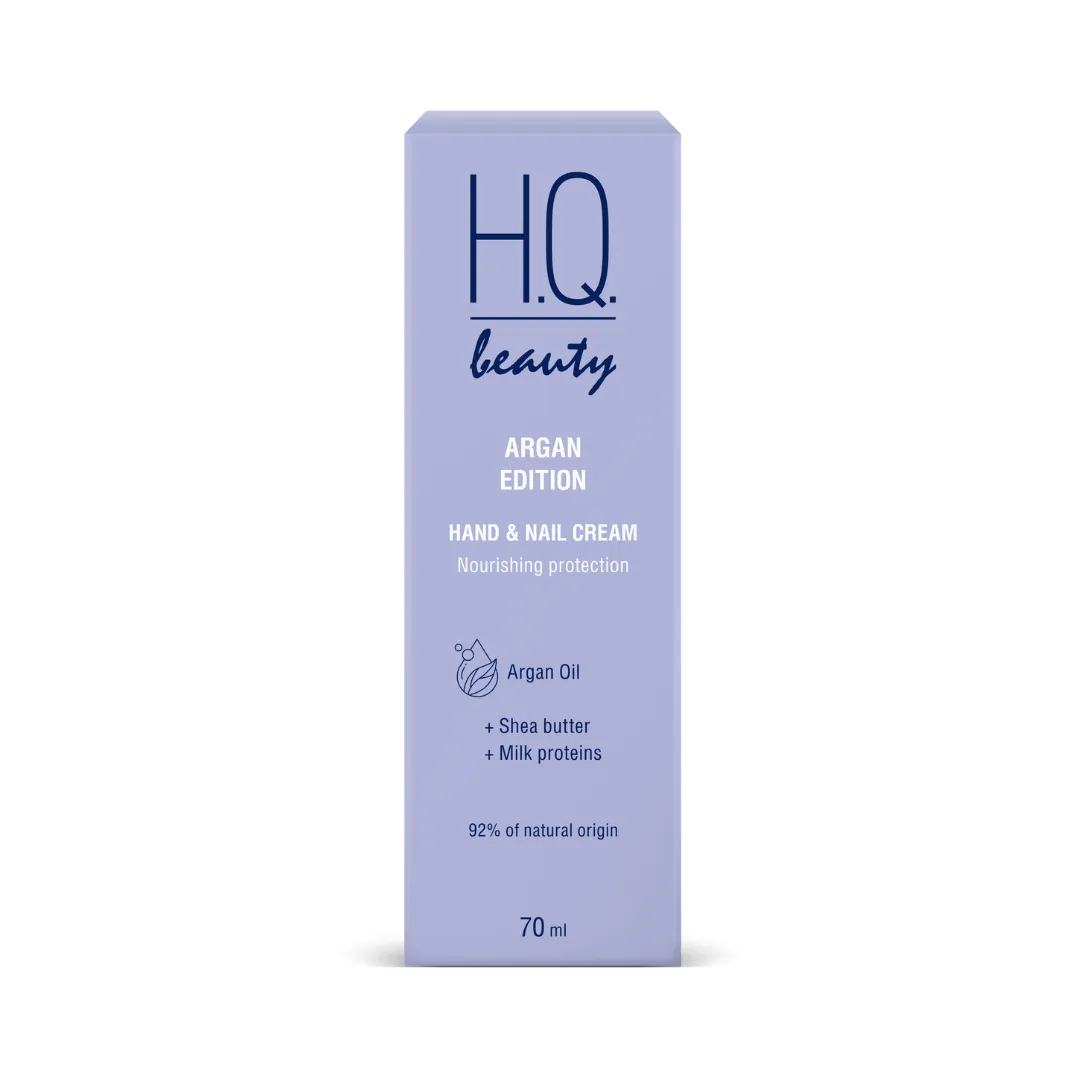 H.Q.Beauty АРГАН ЕДІШН Крем для живлення та захисту шкіри рук та нігтів, 70мл