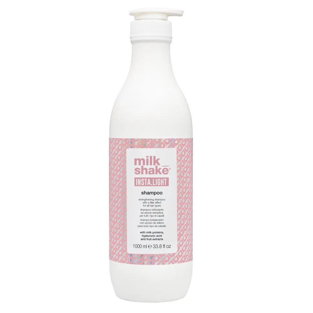 milk_shake insta.light Зміцнюючий шампунь з ефектом філлера для всіх типів волосся, 1000мл