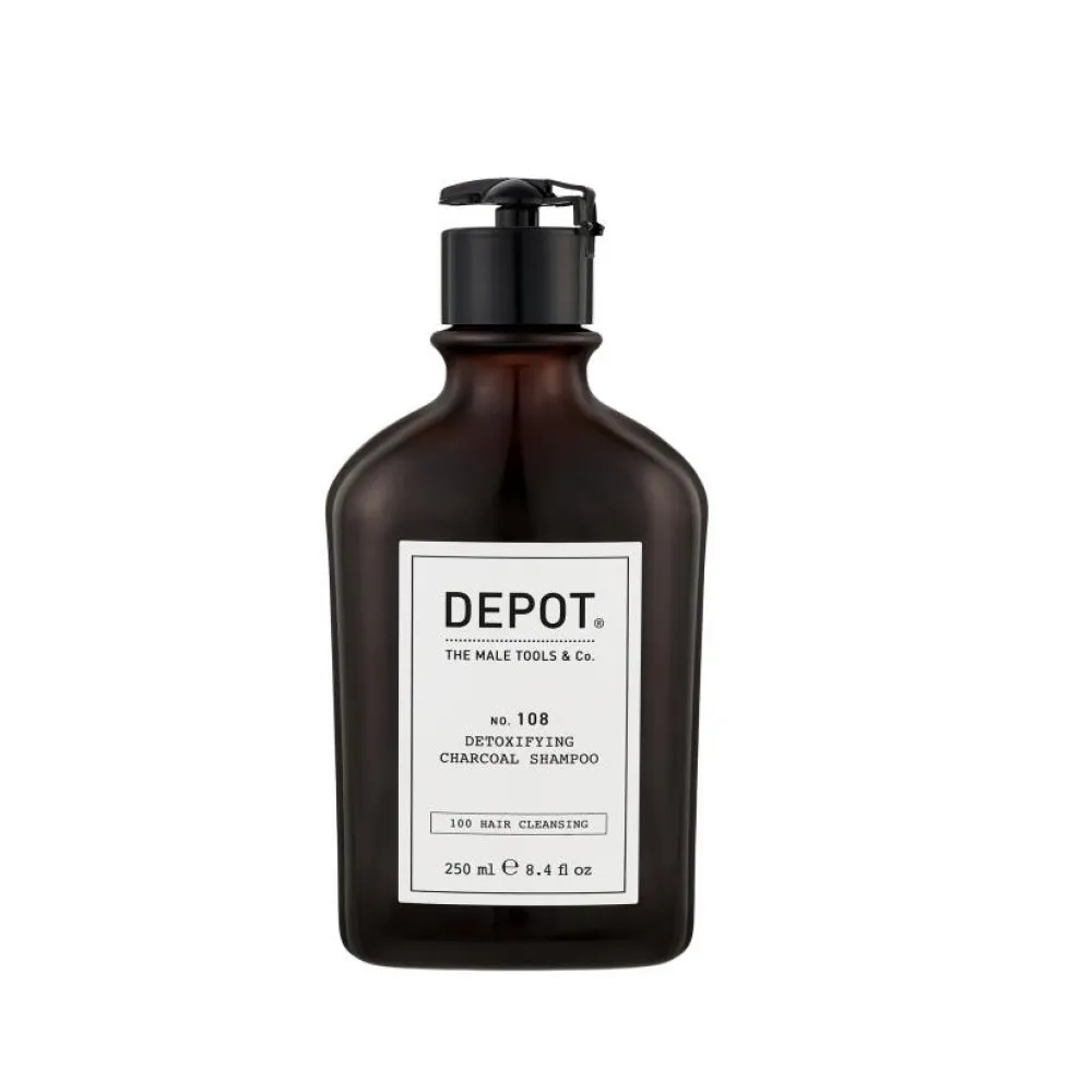 Depot 108 Шампунь для глибокого очищення шкіри голови з деревним вугіллям, 250мл
