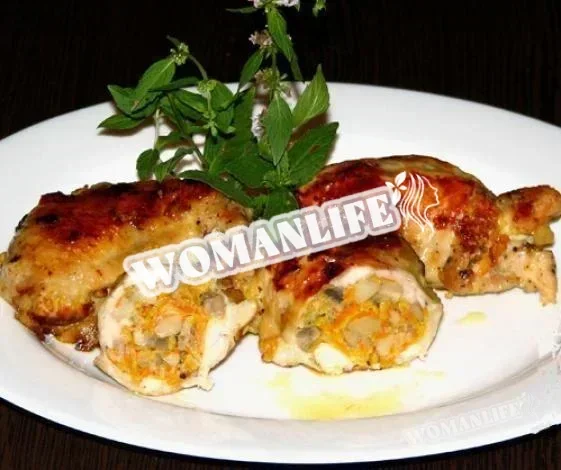 Фаршировані курячі крильця
