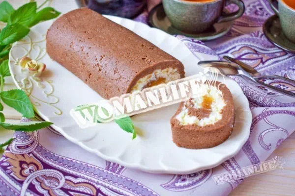 Рулет з печива без випічки