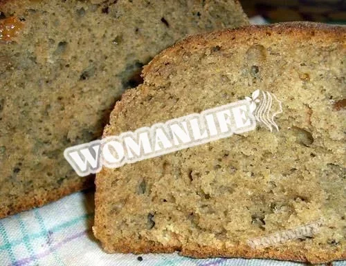Хліб з грибами та цибулею