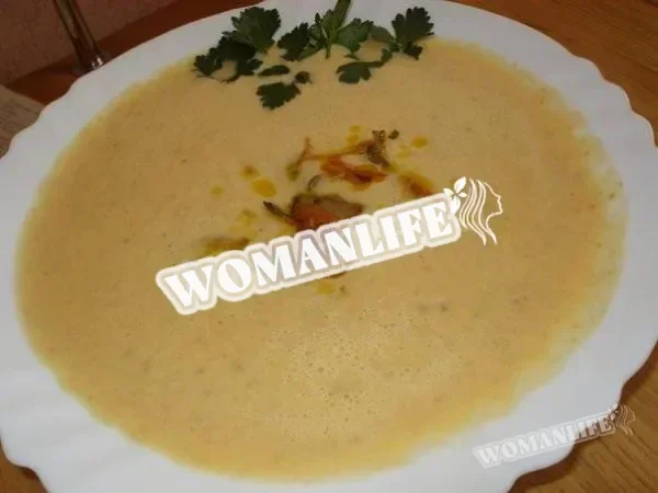 Крем-суп з гарбузом і грибами