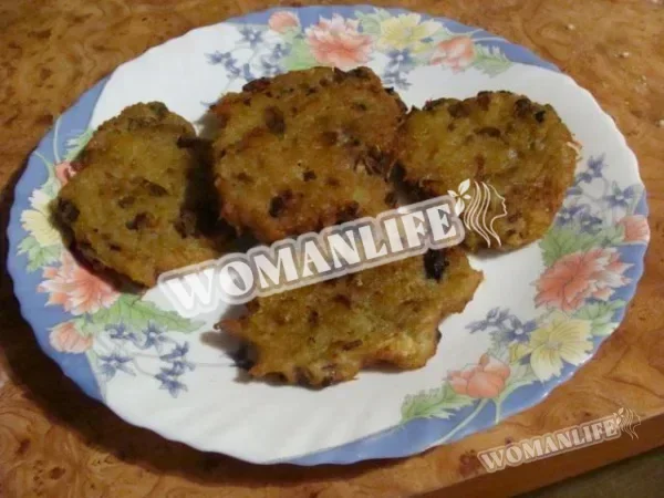 Драники з грибами