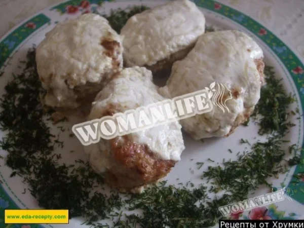 М'ясні зрази з омлетом і фаршем