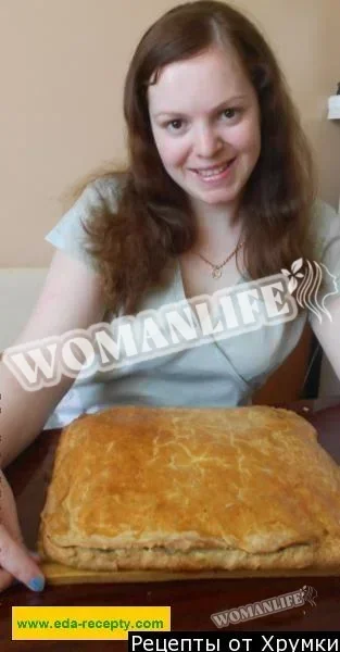 Пиріг з м'ясом і картоплею в духовці