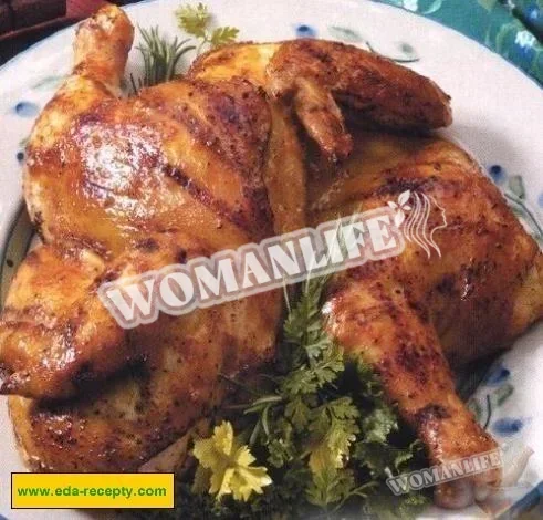 Половинки курки гриль