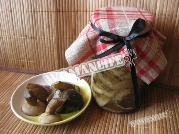 Мариновані боровики з цукром
