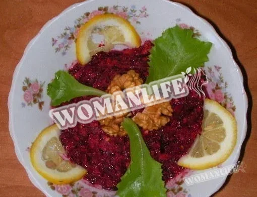 Горіхово-бурякова закуска по-грузинськи