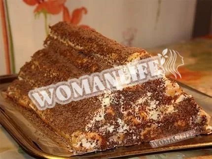 Шоколадний торт Соломка Зимова вишня