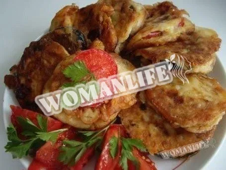 Медальйони з кабачків і баклажанів в хрусткій скоринці