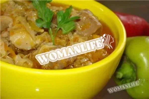 Тушкована баранина з овочами Ніжність
