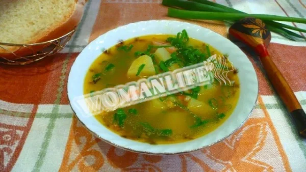 Консервований суп в мультиварці