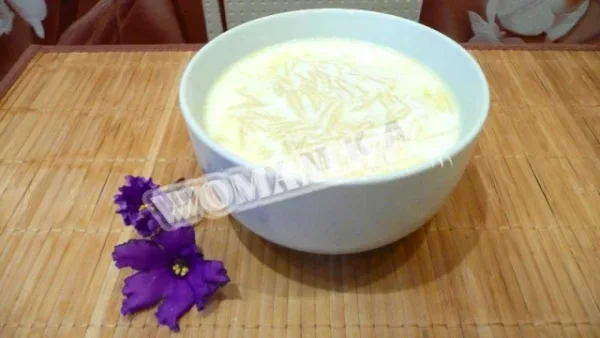 Молочний суп в мультиварці