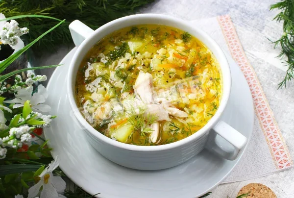 Курячий суп із зірочками